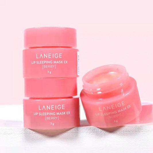 Pink Korean Lip Care: 3G Nourish Lip Mask for Day and Night Hydration and Protection