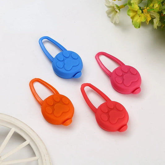 Dog Cat Collar Glow Pendant Colored LED Flashlight